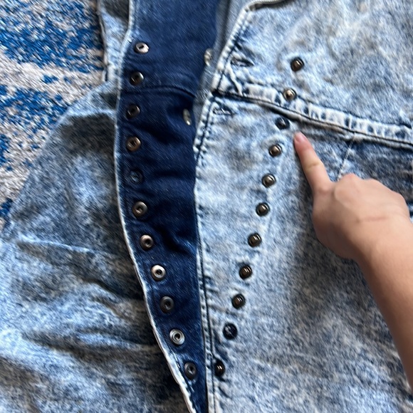 retrofete Gia Dress in Light Blue Acid Small - Picture 10 of 12